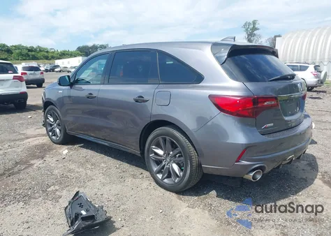 2019 Acura Mdx Tech A-Spec Pkgs из США, поврежденный, VIN 5J8YD4H08KL021622